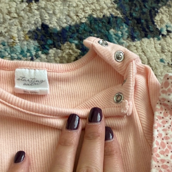 Starting Out Pink Ruffle Kids Matching Set - Picture 5 of 5